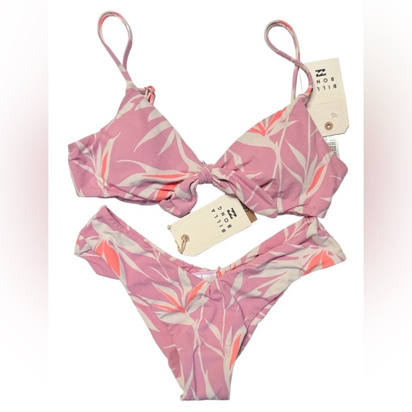 Billabong Another Paradise - Knot Bikini Top & Fiji Cheeky Bottom Set, Small - Picture 2 of 15